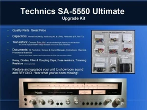 Technics SA-5550 Receiver Ultimate Upgrade Kit Genuine Parts Restoration - Picture 1 of 6