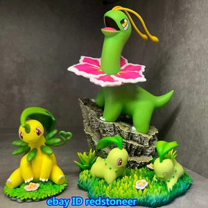 Kipi Studio Meganium Bayleef Chikorita Statue H15.7cm Figure Model Collection - Picture 1 of 3