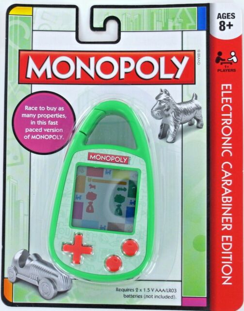 1999 Hasbro Handheld Monopoly Electronic Video Game R7473