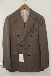 Blazer Hombre Suitsupply Havana Doble Pecho Pico Ethomas 98 EU50L UK/US40L - Imagen 1 de 8