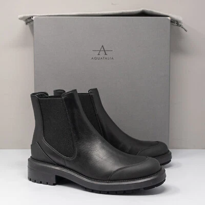 Botas Chelsea Aquatalia Leila Negras Resistentes al Agua Talla 6.5 M Foto 1 de 4
