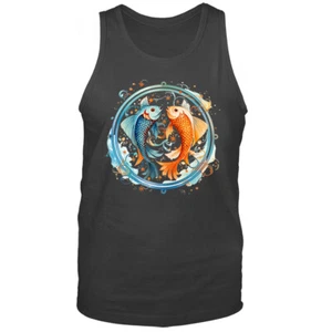 Fische Sternzeichen Horoskop Astrologische Grafik Tank Top - Bild 1 von 8