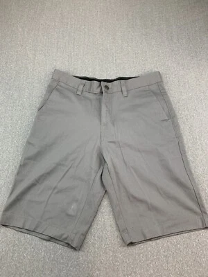 Volcom True to This 10 Inch Inseam Short Mens 31 Gray Flat Front Pockets Logo - Image 1 of 4