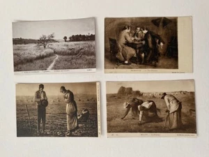 Lot of 19 unused antique French museum art postcards, Millet, Morot, Rodin - Picture 1 of 9