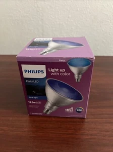 Philips Non-Dimmable 13.5W Blue 40° LED Bulb, Outdoor and Enclosed Fixture Rated - Picture 1 of 4
