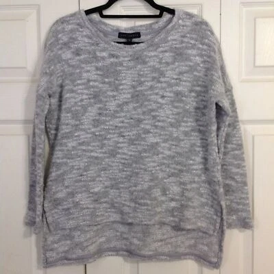SANCTUARY Easy Street Size X-Small Gray White Marled Knit Sweater Wool Blend - Image 1 of 4