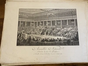 Grande Gravure XIXEME. Abandon De Tous Les Privilèges. 1789. - Picture 1 of 4