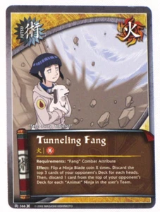 Naruto Tunneling Fang Collectible Card Game 366 Unlimited CCG TCG Common - Picture 1 of 24