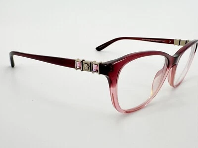 Monturas de gafas Versace 3213 5151 granate 54[]17-140 rosa transparente J374 Foto 1 de 4