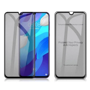 Privacy Tempered Glass Matte Screen Protector For Huawei P30 Honor V20 Nova 6 5i - Picture 1 of 6