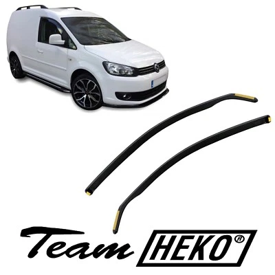 Wind Deflectors HEKO Fits VW Caddy 2003-2020 2 Door 2pc - Image 1 of 4