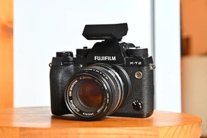 Fujifilm X-T2 Systemkamera Body, Schwarz, OVP, Defekt Lcd - Bild 1 von 9