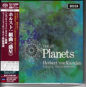 Karajan/VPO - Holst: The Planets [SHM-SACD] [Limited Release] (Japan Import) - Bild 1 von 2