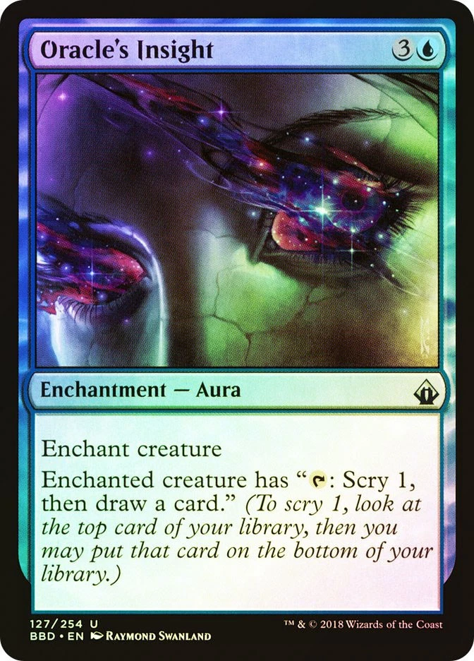 MTG FOIL Oracle's Insight  - Battlebond #127 - Image 1 of 1