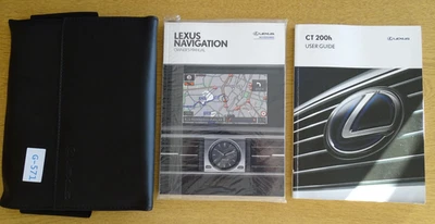 GENUINE LEXUS CT 200H 2014-2017 HANDBOOK USER GUIDE NAVIGATION MANUAL G-571 - Image 1 of 3