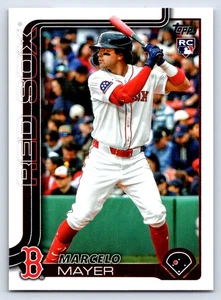Marcelo Mayer 2025 Topps Update #US105 RC Rookie Boston Red Sox Baseball Card - Picture 1 of 2