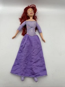 Vintage Disney Mattel Dream Time Arielle die kleine Meerjungfrau Weichkörper Puppe 2002 LESEN - Bild 1 von 14
