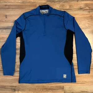 Nike Pro Combat Hyperwarm Dri-Fit Max 1/4 Zip Pullover Shirt Herren Large - Bild 1 von 12