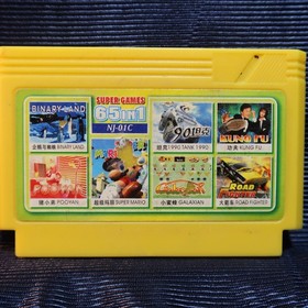 Super Mario -65IN1 Famiclone Pegasus cartridge 8bit Famicom 60pin Nes Game Dendy