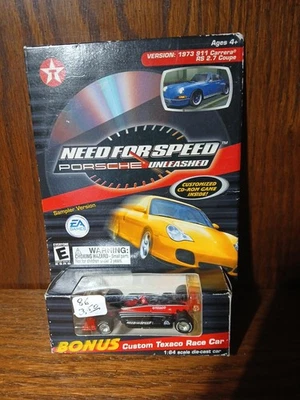 Texaco Need for Speed Porsche Unleashed BONO personalizado Texaco coche de carreras escala 1:64 Foto 1 de 2