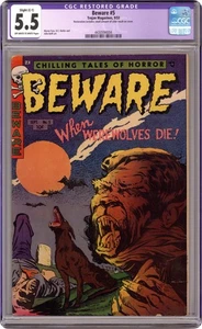 Beware #5 CGC 5.5 RESTORED 1953 4430594004 - Picture 1 of 2