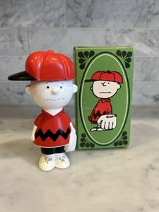 VINTAGE Peanuts Charlie Brown Avon 4 oz Shampoo Bottle w/Box - New Old Stock - Picture 1 of 7