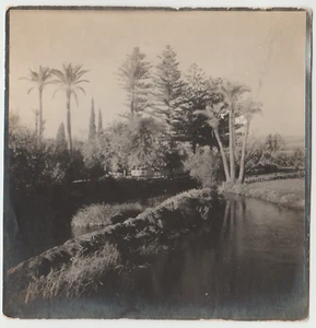 PALESTINE,JORDAN RIVER ,2 OLD ORIGINAL PHOTOS,( 11.5 X11.5, 8.5X6),ABOUT 1930 - Imagen 1 de 4