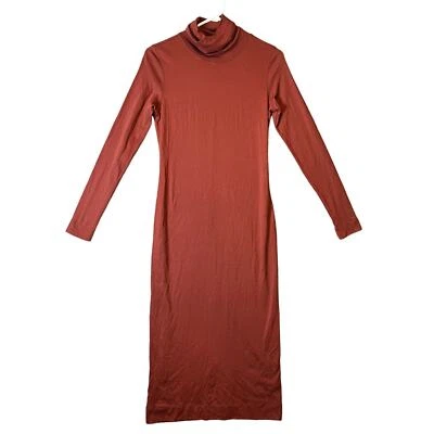 Peruvian Connection Women’s Classic T-Neck Dress Size XS Burnt Orange - Image 1 of 4