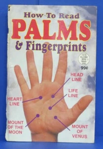 How To Read Palms & Fingerprints 1418 Globe Mini Mag 259 1994 - Imagen 1 de 3