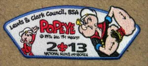 Lewis & Clark Council 2013 NJ "Comic Strip" JSP - Popeye - Picture 1 of 1