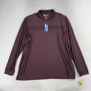 Maglione Pullover Uomo Haggar Maroon Protezione UPF Manica Lunga Tg XL NUOVO CON ETICHETTE NUOVO - Foto 1 di 8