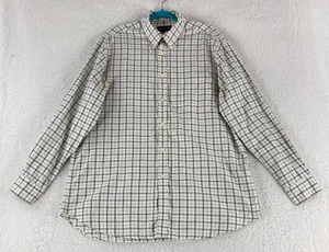 Ralph Lauren Purple Label Plaid Button-Down Dress Shirt Mens Made in Italy XL - Picture 1 of 16