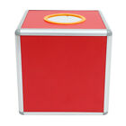  Lottery Box Aluminum Alloy Office Clear Container Mailbox for Raffle Tickets