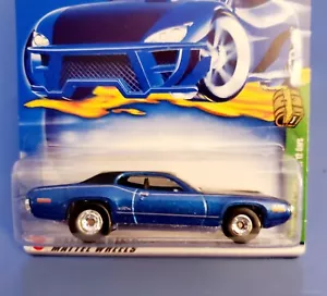 2002 Hot Wheels TREASURE HUNT '71 Plymouth GTX Limited Edition Real Riders - Picture 1 of 2