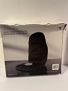 Sharper Image Car / Chair Cushion with Massage & Heat NEW Open Box