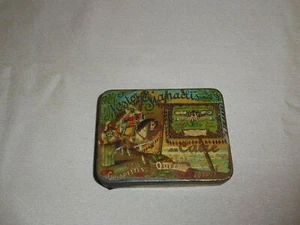 alte Blechdose / Zigarettendose Nestor Gianaclis Queen Egypte 9x7x1,5cm - Bild 1 von 7