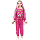 Kids Girls Costume Dancing Outfits Halloween Dancewear Arabian Princess Pants