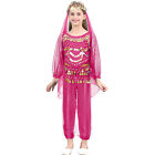 Kids Girls Outfits Belly Dance Dancewear Shiny Costume Cosplay Fancy Dress