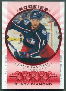 2023-24 Black Diamond Rookies Quad Diamond Relics Ruby ADAM FANTILLI RC 20/49 - Picture 1 of 2