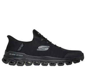 Skechers Shoes Men Slip Ins Glide Step Sport Black Comfort Memory Foam 233011 - Picture 1 of 5