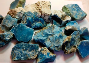 5000 Crt 1 Kg 100% Natural Untreated Australian Blue Opal Rough Gemstone Lot AA - Picture 1 of 4