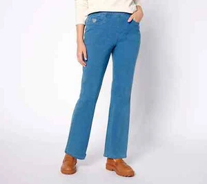 Quacker Factory DreamJeannes Regular Pull On 5 Pocket Boot Cut Jeans, XS A619233 - Picture 1 of 8