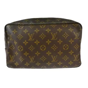LOUIS VUITTON TROUSSE TOILETTE 28 COSMETIC POUCH MONOGRAM M47522 NO0921 XX30276 - Picture 1 of 7