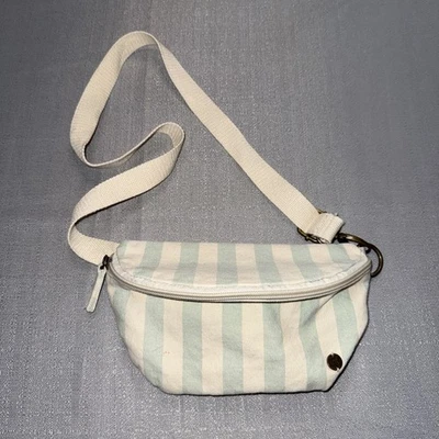 Bolso Bandolera BillaBong Cartera Verde Blanco Rayas Años 90 Excelente Estado Foto 1 de 4