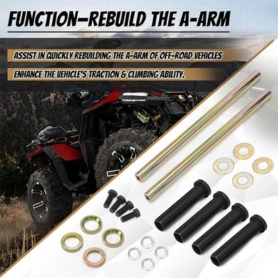 Комплект из двух передних нижних втулочных валов A-образного рычага для 93-13 Trail Boss 250 300 325 350 - Изображение 1 из 4