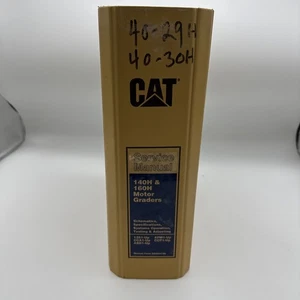 CAT CATERPILLAR 140H 160H LIVELLATRICE SERVIZIO OFFICINA RIPARAZIONE MANUALE CCA ASD APM CCP - Foto 1 di 17