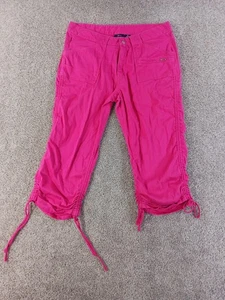 Jean denim femme Bugle Boy Juniors 13 rose capri coton mélangé - Photo 1/14