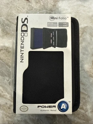Power A Nintendo DS Mini Folio Case-Brand Black New - Image 1 of 3