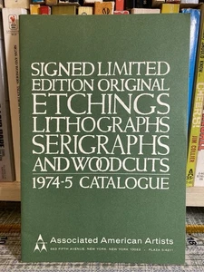 Associated American Artists Catalog 1975-5 Radierungen, Lithographien, Serigraphs... - Bild 1 von 3