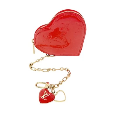 Cartera Monedero Corazón Vernis LOUIS VUITTON Naranja Puesta de Sol Foto 1 de 4